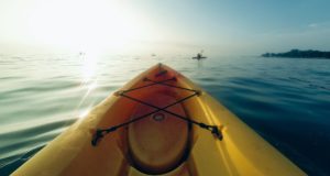 Photo of a kayak on the water