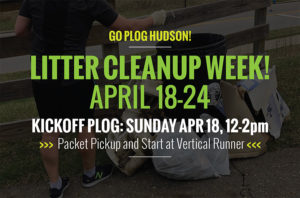 Image promoting litter clean up week