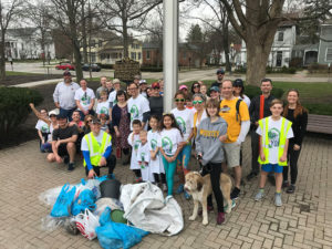 Photo of litter cleanup plog in Hudson Ohio