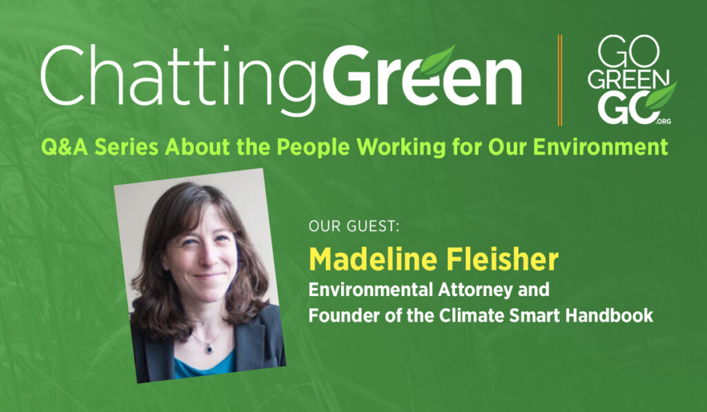 Chatting Green with Madeline Fleisher of The Climate Smart Handbook